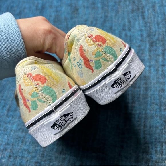 RARE Vans x Disney Little Mermaid Authentic Sneakers Limited Edition - Picture 8 of 10